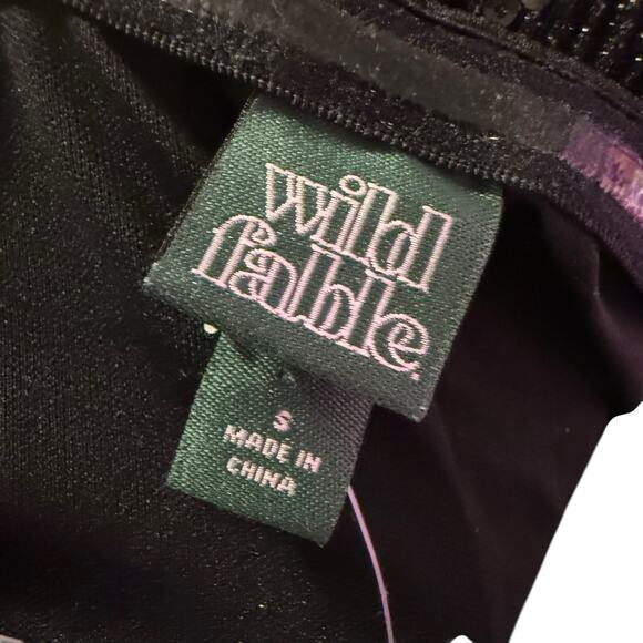 NEW Wid Fable full glitter & sequin flare leg jumpsuit convertable straps Small - Picture 7 of 8